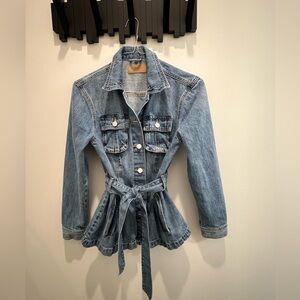 💙Evereve BlankNYC Denim Belted Jacket💙